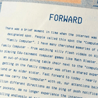 Image 2 of 'Family Computer' Risograph Zine