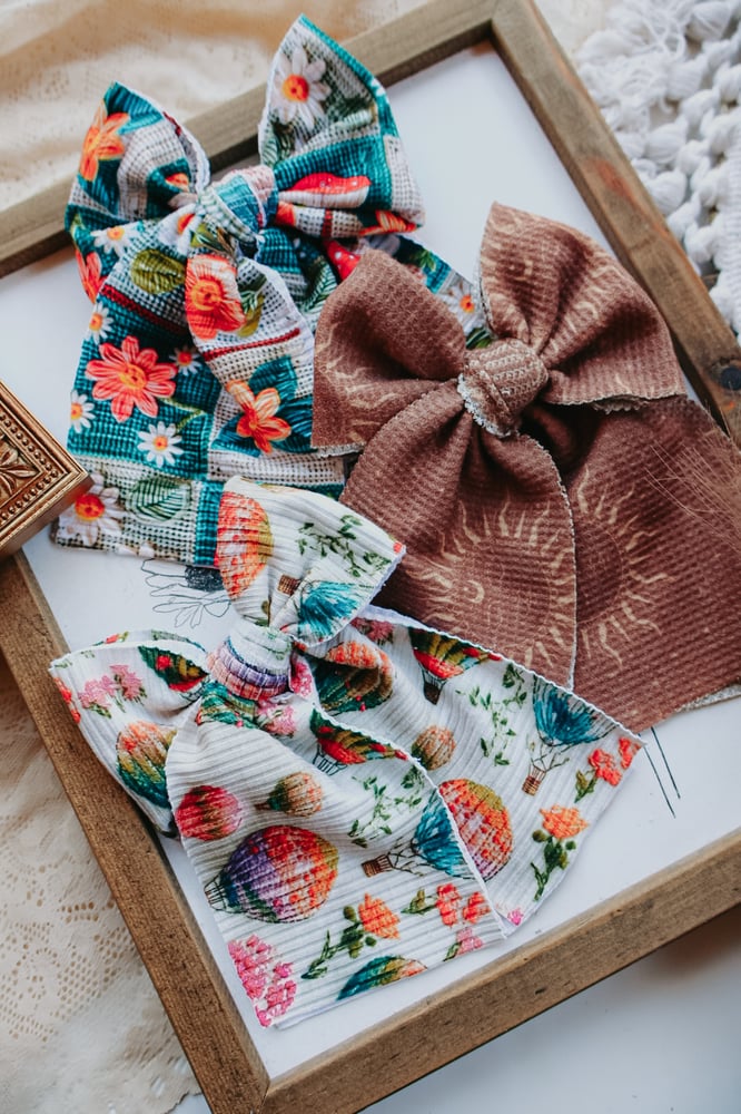 Image of LONG TAIL BLOOMIE BOW BUNDLE - LITTLE ADVENTURES