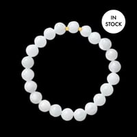 Image 1 of White Jade Energy Bracelet