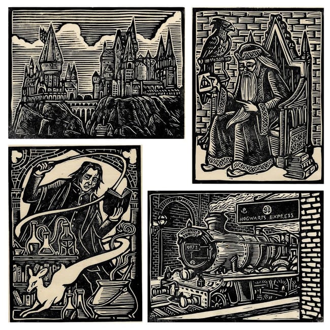 Harry Potter Block Print Set