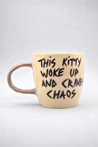 Image 2 of This kitty woke up and craves chaos 😎