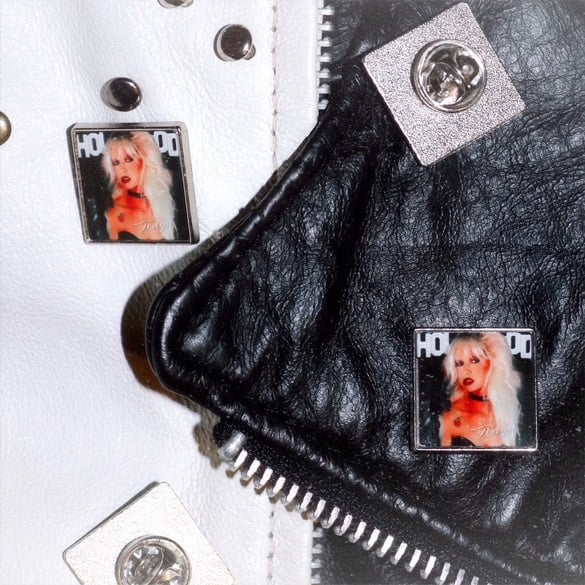 Image of "Hollywood Angel" Square Pin