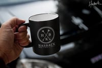 Image 3 of Black Hasback Mug 12 oz.