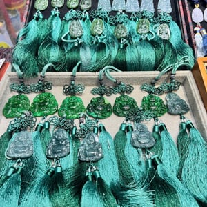 Image of Kuan Yin Purple Aventurine Good Fortune Hanger