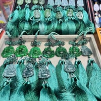 Image 7 of Buddha Imperial Jade Good Fortune Hanger (Green)