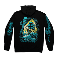 Image 3 of LOST AT SEA ZIP HOODIE