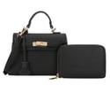 SMALL IN 1 CHIC SMALL HANDLE SATCHEL W WALLET SET