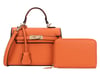 SMALL IN 1 CHIC SMALL HANDLE SATCHEL W WALLET SET