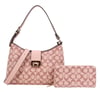 2 IN 1 PATTERN DESIGN SHOULDER BAG W WALLET 