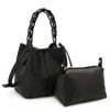 2 IN 1 FASHION BUCKET HANDLE SATCHEL W POUCH SET... Spring Is Near!🌸🌸🌸 