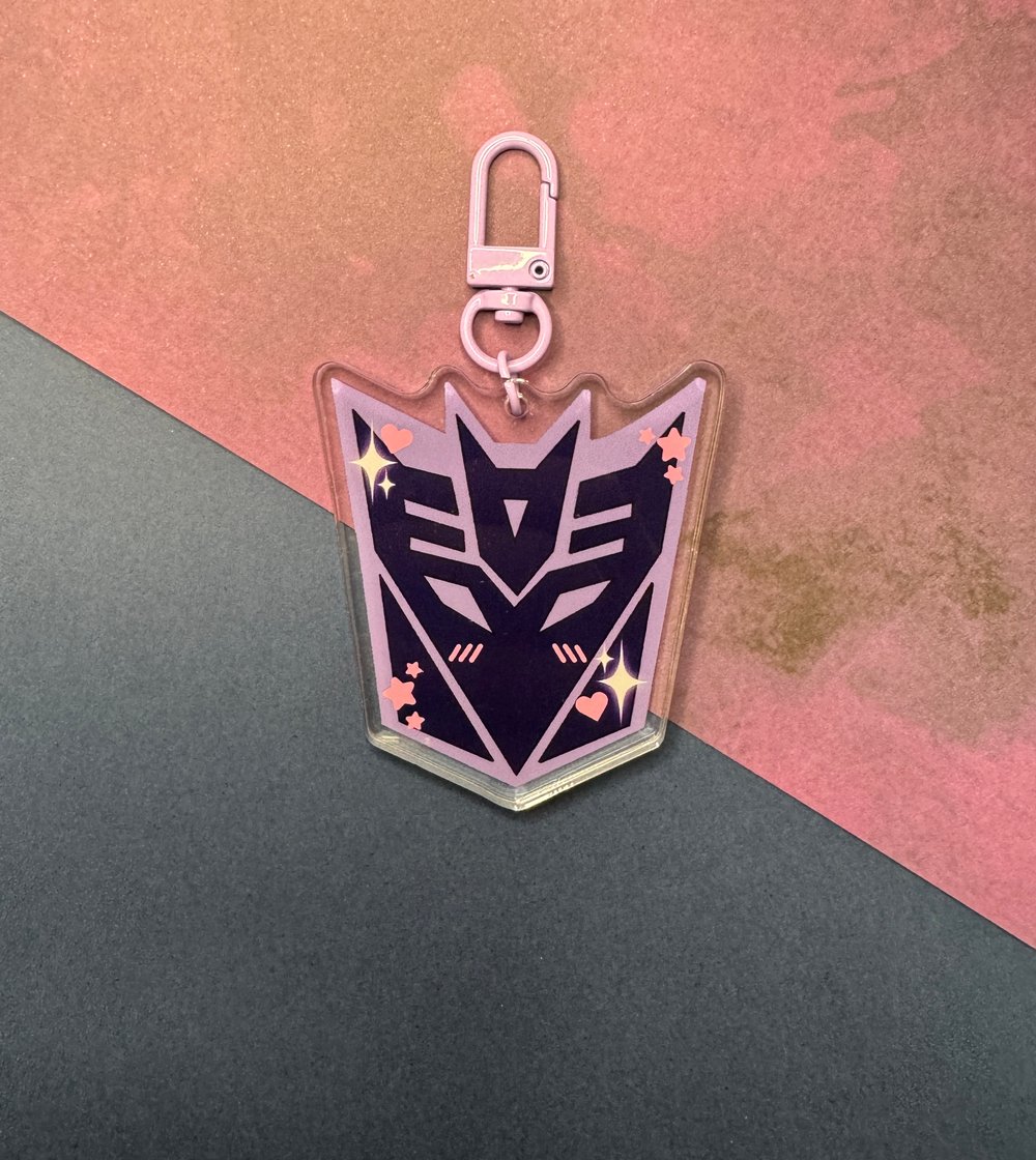 Image of Babygirl Decepticon Keychain