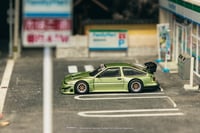 Image 4 of Tarmac Works - 1/64 Toyota Sprinter Trueno AE86 JONSIBAL Widebody Green 