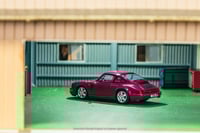 Image 3 of Tarmac Works - 1/64 Porsche 911 964 RS Ruby Star