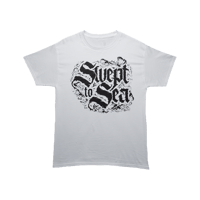 Image 1 of SWEPT TO SEA LOGO TEE - WHITE