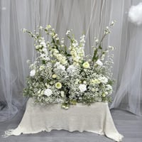 Wild White Rose & Gypsophila Centrepieces