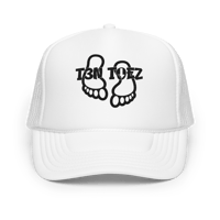 Image 2 of WHITE FOAM TRUCKER HAT