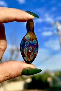 Rainbow Tree Abstract Pendant