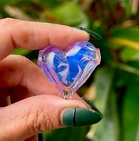 Pink Slime Heart Pendant