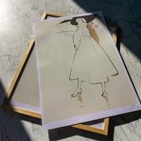 Image 1 of Springtime Shower | Rene Gruau - 1989 | Art Poster | Vintage Poster