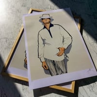 Image 1 of Homme à la marguerite | Rene Gruau - 1990 | Art Poster | Vintage Poster