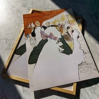 Image 1 of Bistro | Rene Gruau - 1950 | Art Poster | Vintage Poster