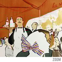 Image 2 of Bistro | Rene Gruau - 1950 | Art Poster | Vintage Poster