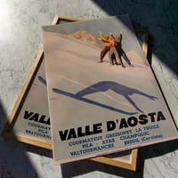Image 1 of Valle d'Aosta | Mario Puppo - 1954 | Travel Poster | Vintage Poster