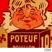 Image 2 of Poteuf | 1930 | Drink Poster | Vintage Poster