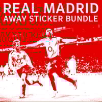 Image 1 of Real Madrid Away Sticker Bundle