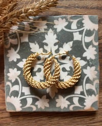 Image 2 of 40mm Hoop Earrings NEW IN!