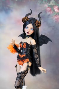 Image 4 of Handmade Doll Outfit - For MSD MiniFee doll bat girl