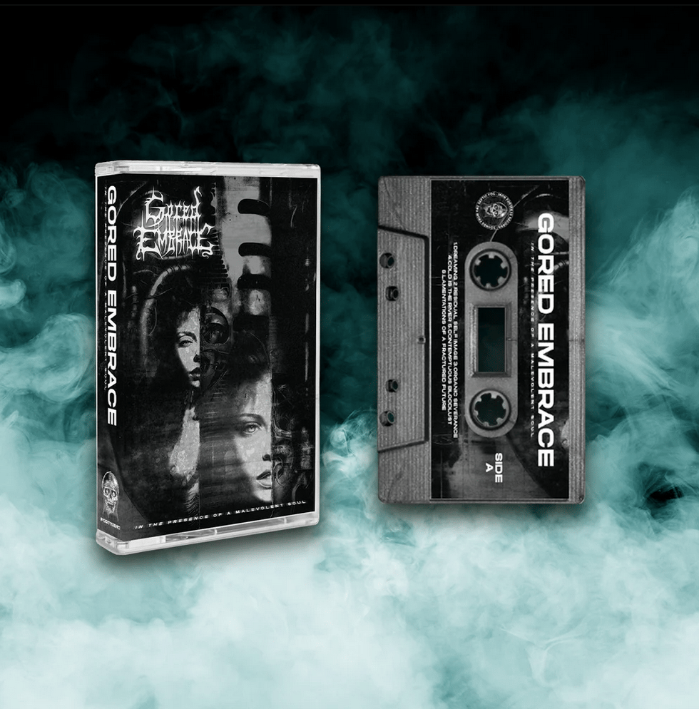 Image of Gored Embrace - In the Presence of a Malevolent Soul Cassette