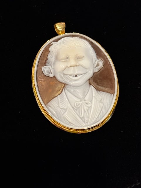 Image of Blue Tree Cameo Pendant Collection SS'25