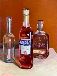 Campari, Whiskey and Water