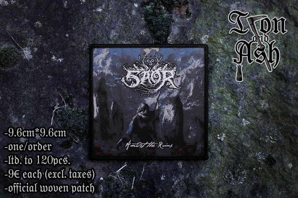 Saor - Amidst the Ruins official woven Patch