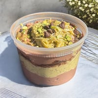 Dubai protein cup with strawberries 
