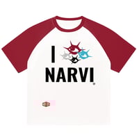 Image 2 of WANTED MEMORY x NARVI FLOTIN GRAPHIC RAGLAN T SHIRT