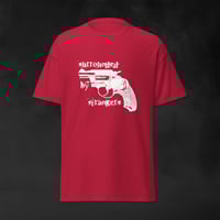 Surrounded By Strangers – T-shirt Gun Red