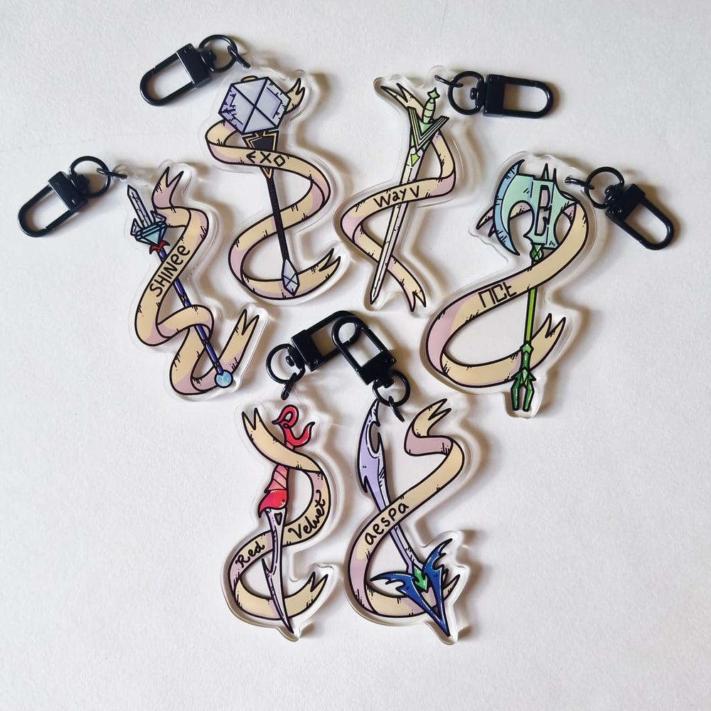 Image of KPOP Fantasy Keychains GROUPS A - L