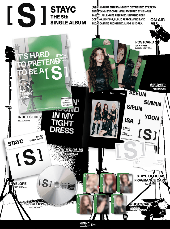 Image of [PRE-ORDER] STAYC [S] (Set) + Weverse Shop POBs