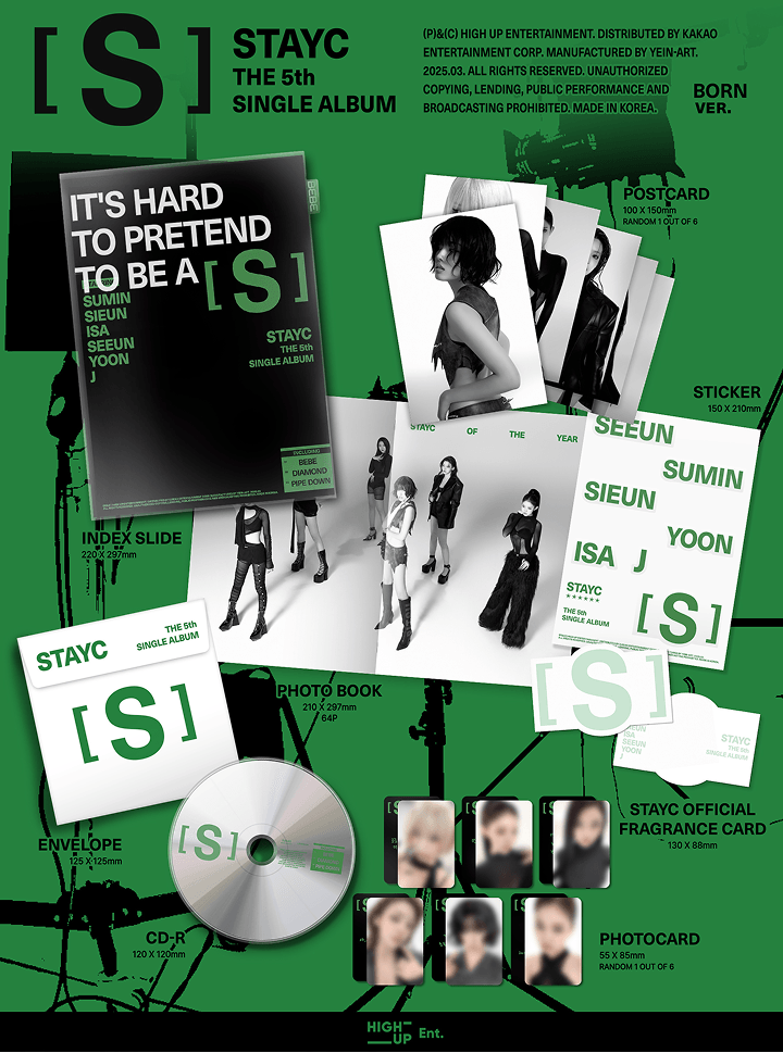Image of [PRE-ORDER] STAYC [S] (Set) + Weverse Shop POBs