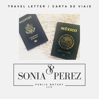 Minor Travel Letter | Carta de Viaje para menores