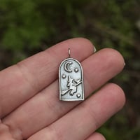 Image 2 of Flying witch pendant