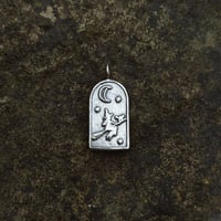 Image 3 of Flying witch pendant