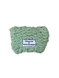 Image 2 of Soft Mint Green Eartha Knit Beanie 