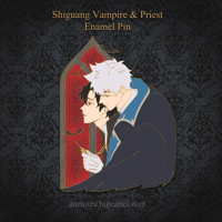 Image 1 of [LINK CLICK] ShiGuang Vampire & Priest Enamel Pin