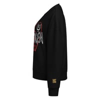 Image 12 of Kill Love #Broken Women’s organic crew neck sweatshirt w/ embroidery 
