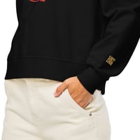 Image 3 of Kill Love #Broken Women’s organic crew neck sweatshirt w/ embroidery 