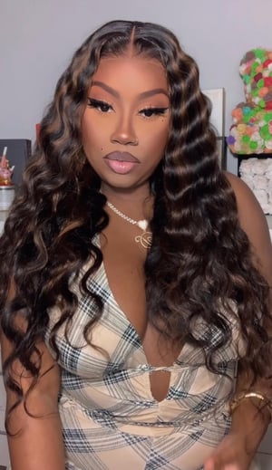 Image of Honey Brown Highlight 13x4 Lace Front in 24”