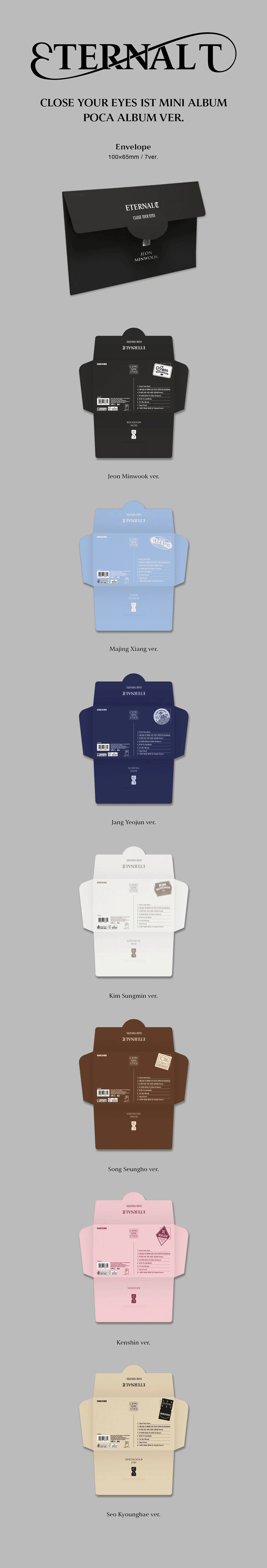 Image of [PRE-ORDER] Close Your Eyes [ETERNALT] (POCA Ver.)